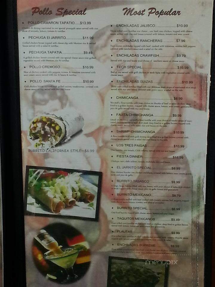 La Fonda Mexican Cantina and Grill - Delhi, LA menu_pic