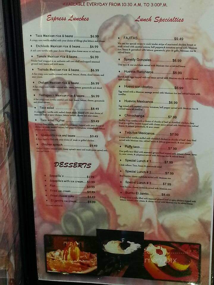 La Fonda Mexican Cantina and Grill - Delhi, LA menu_pic