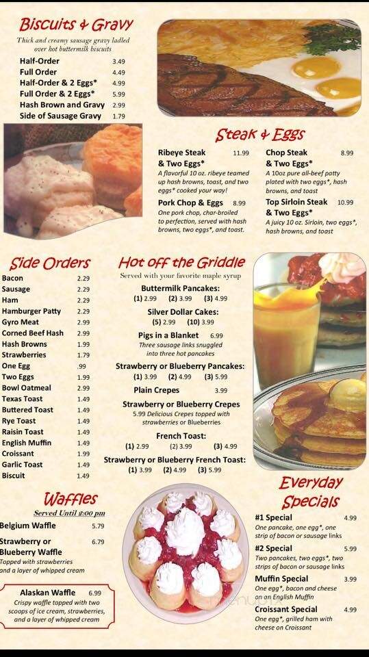 Dino's Dinner - Trenton, MO menu_pic