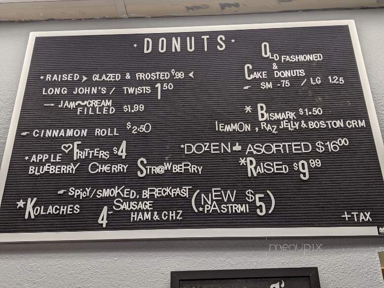 Arnold's Coffee and Donuts - Colorado Springs, CO menu_pic