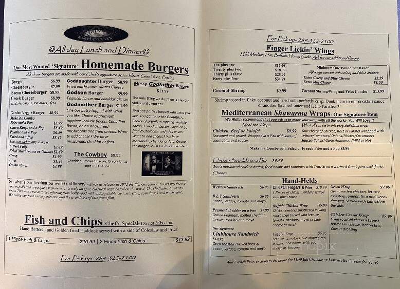 Crystal Beach Gateway - Fort Erie, ON menu_pic
