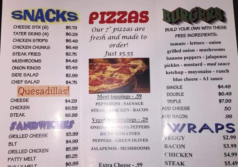 Madison Inn - Middletown, OH menu_pic