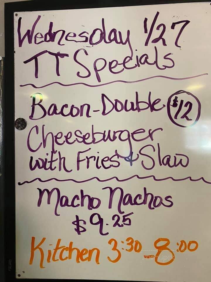 The Tower Tap and Restaurant - Kettle River, MN menu_pic