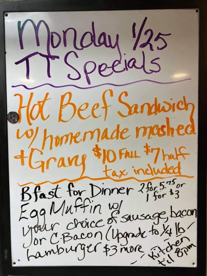The Tower Tap and Restaurant - Kettle River, MN menu_pic