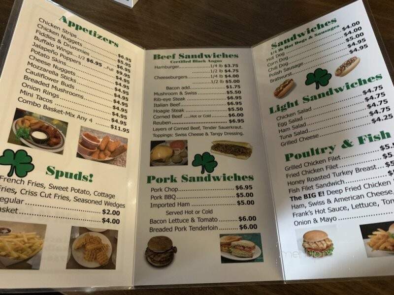 Sullivan's Tavern - Dekalb, IL menu_pic