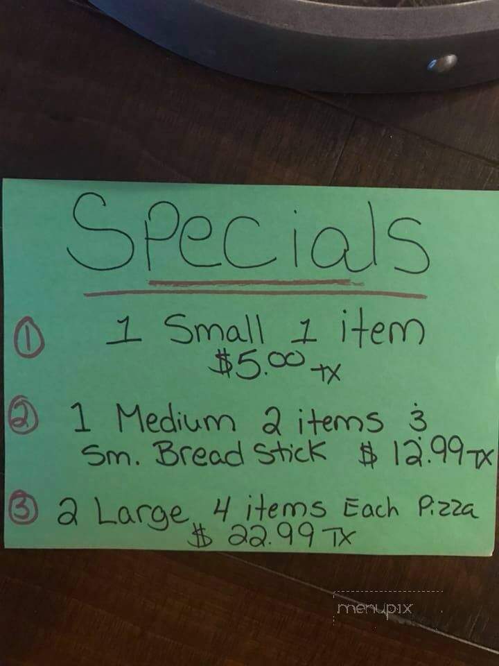 Roma Village Pizza - Imlay City, MI menu_pic