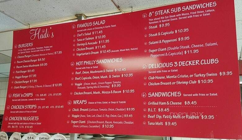 Hadis Restaurant - Delta, BC menu_pic