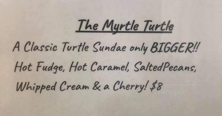 Ice Cream Shoppe - Sharon, WI menu_pic