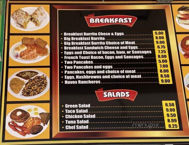 Melo Burger - Inglewood, CA menu_pic