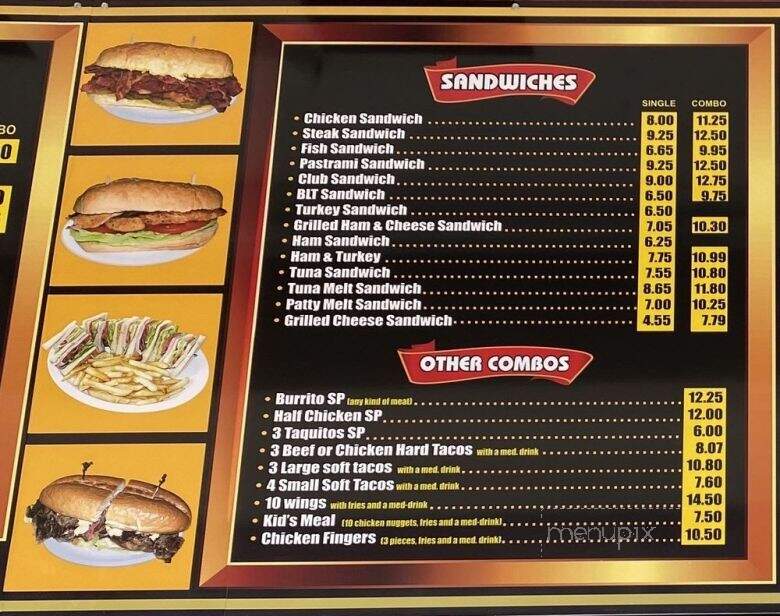 Melo Burger - Inglewood, CA menu_pic