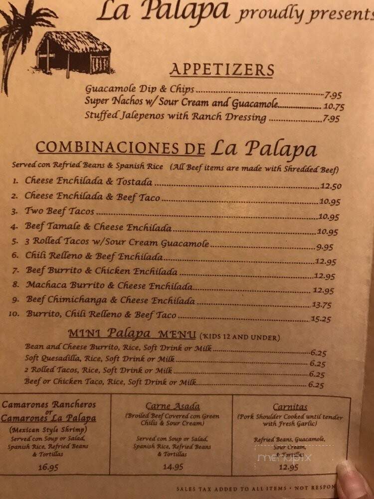 La Palapa Mexican Restaurant - Lakeside, CA
