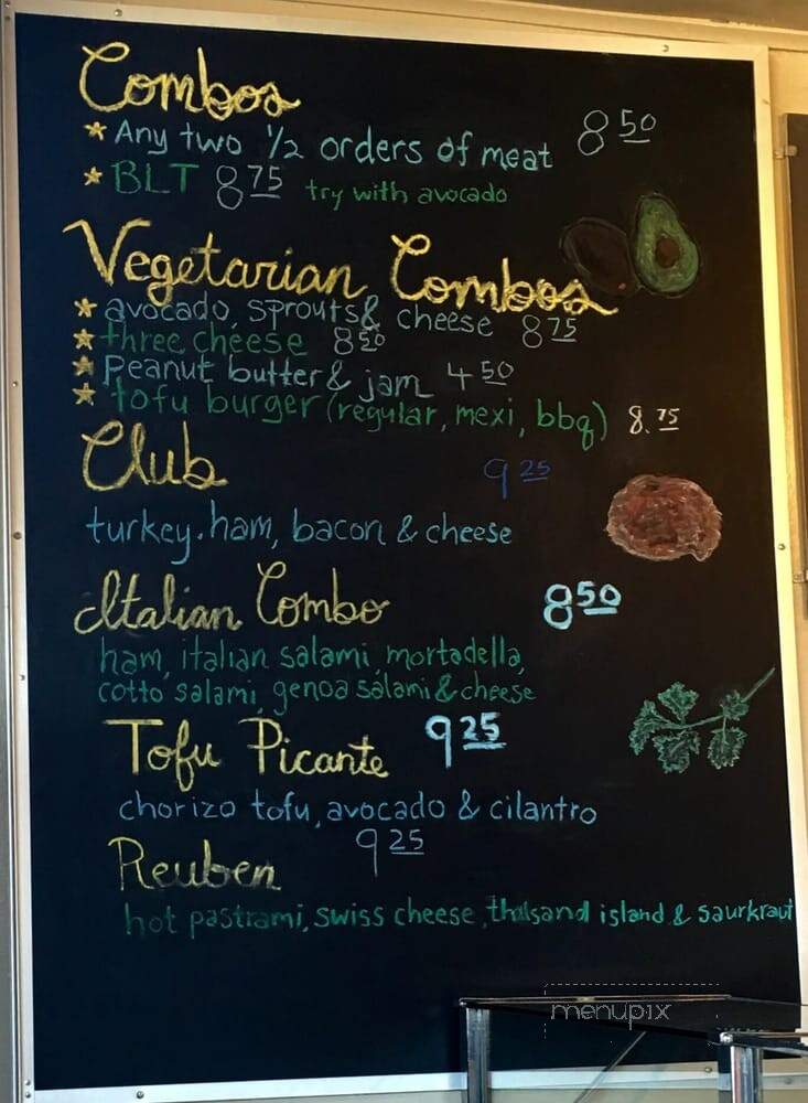 Hole In The Wall - Arcata, CA menu_pic