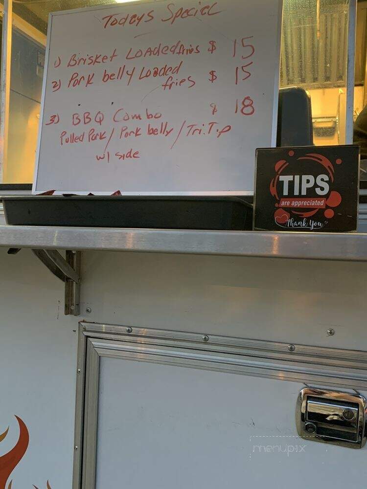Rollin Flame BBQ - Fresno, CA menu_pic