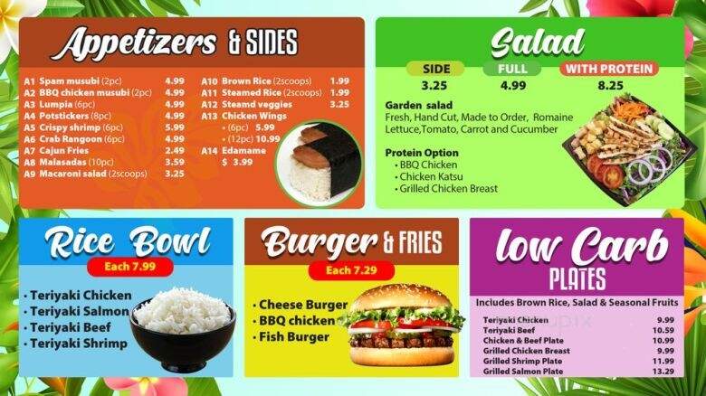 Yummy Hawaiian BBQ - Antioch, CA menu_pic