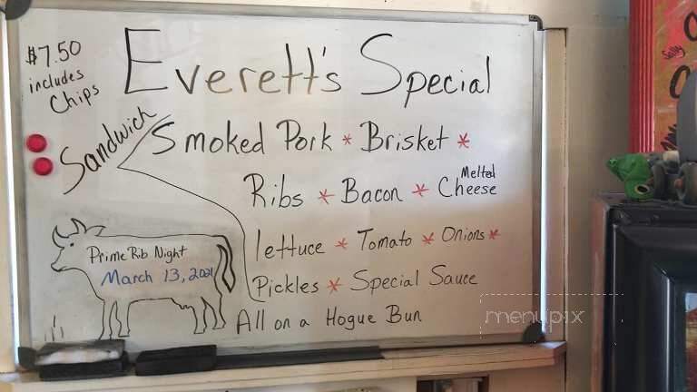 Sally's Smokin Butt BBQ - Fort Payne, AL menu_pic