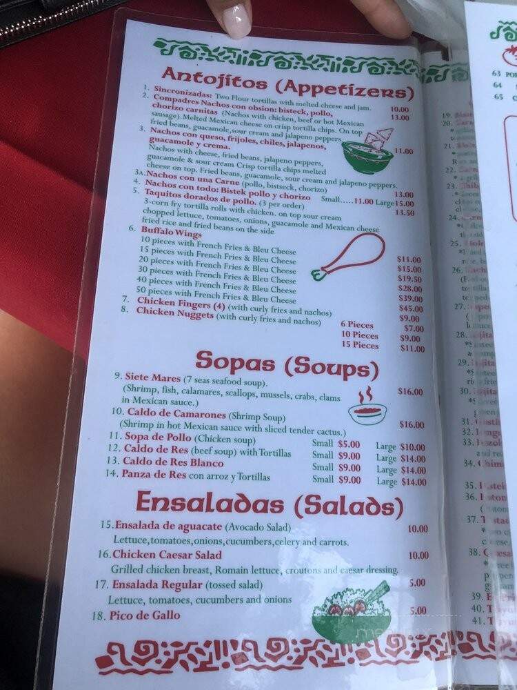 Los Compadres Restaurant & Bar - Atlantic City, NJ menu_pic