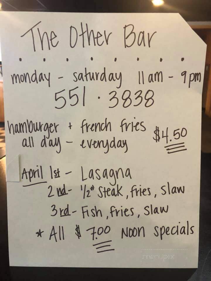 Other Bar - Hawarden, IA menu_pic