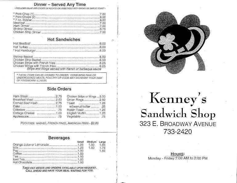 Kenny's Sandwich Shop - Muskegon, MI