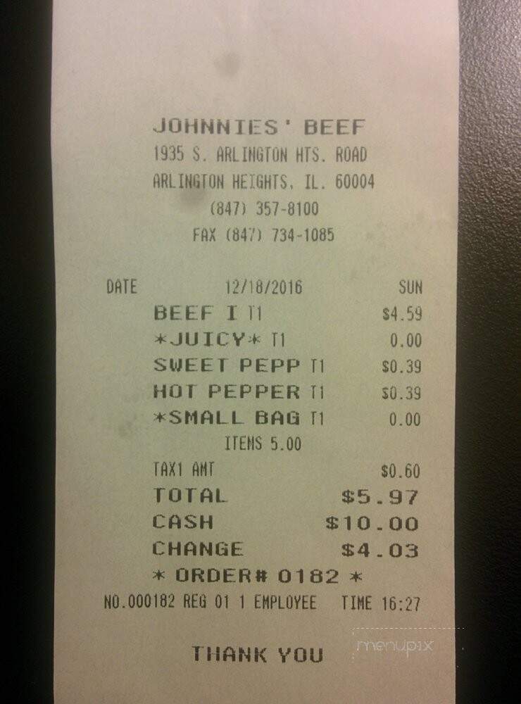Johnnie Beef - Arlington Heights, IL