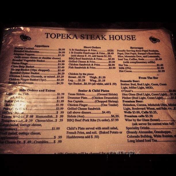 Topeka Steakhouse - Tecumseh, KS