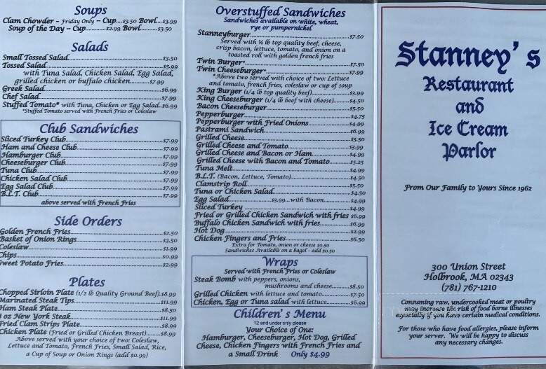 Stanney's Ice Cream Shoppe - Holbrook, MA