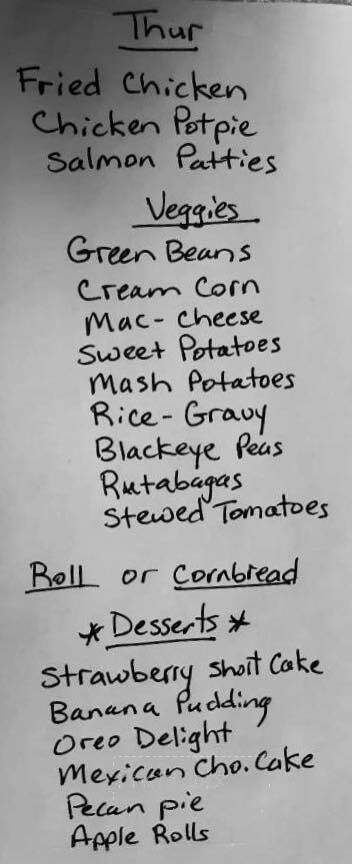 Home Cafe - Lincolnton, GA menu_pic