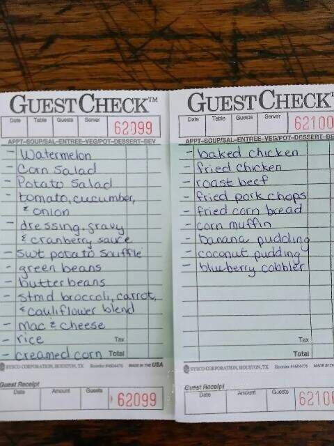 Country Buffet - Sandersville, GA menu_pic
