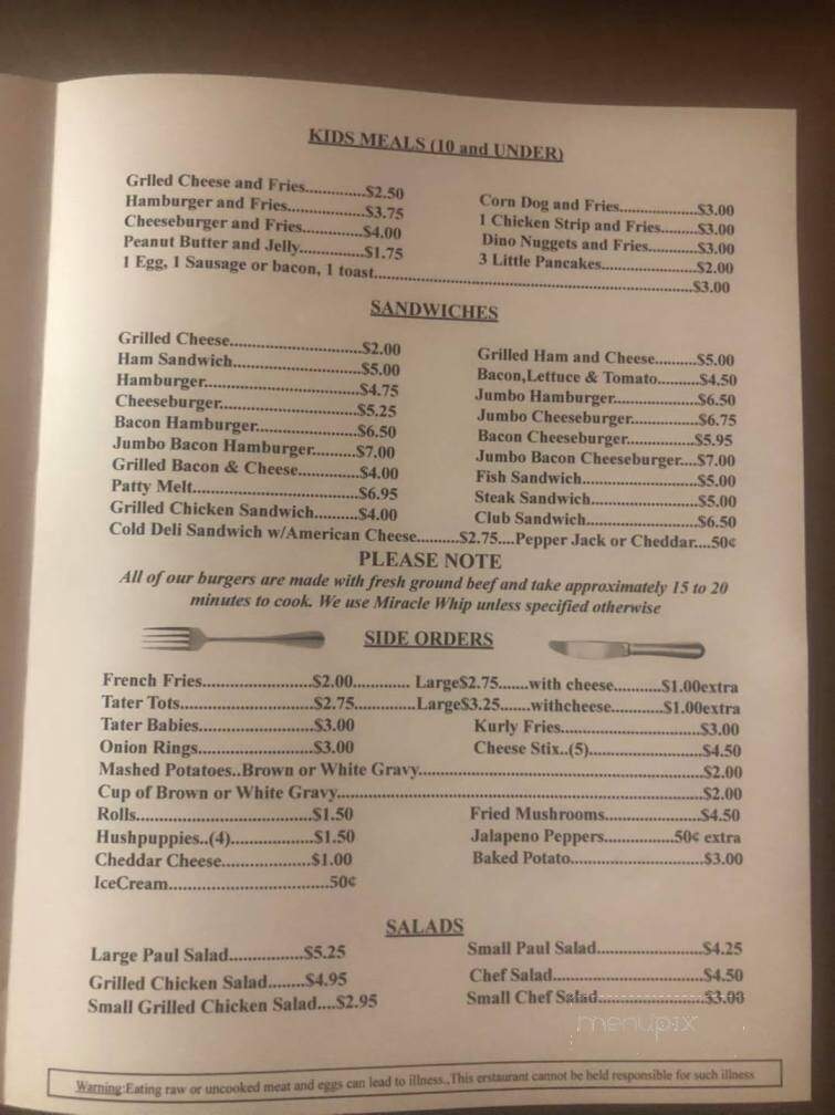 Dinner Bucket - New Blaine, AR menu_pic