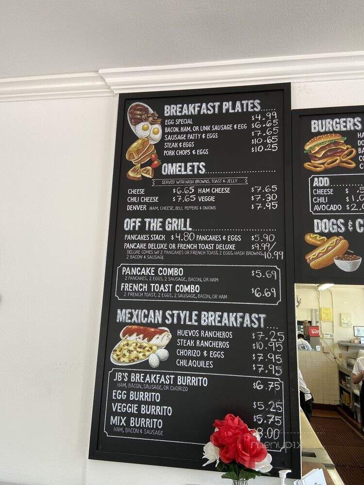 J B Burgers - Monrovia, CA menu_pic