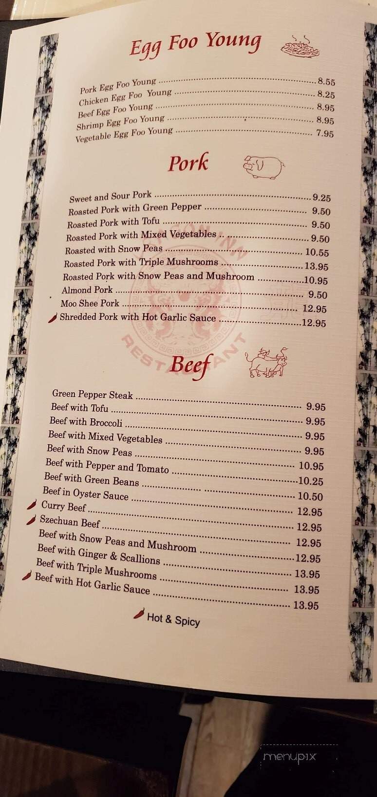 Dragon Inn - Marysville, CA menu_pic