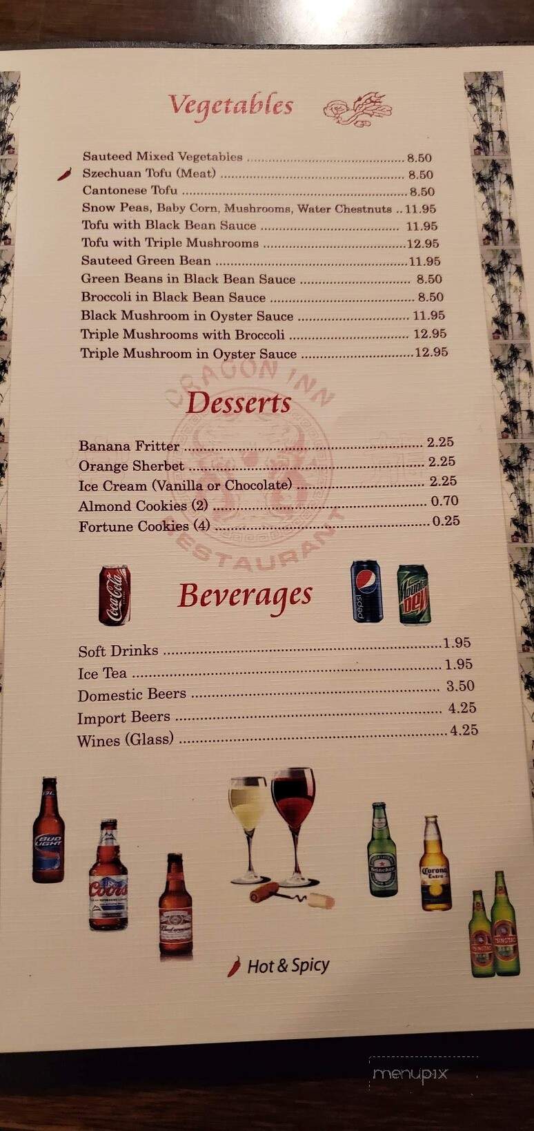 Dragon Inn - Marysville, CA menu_pic
