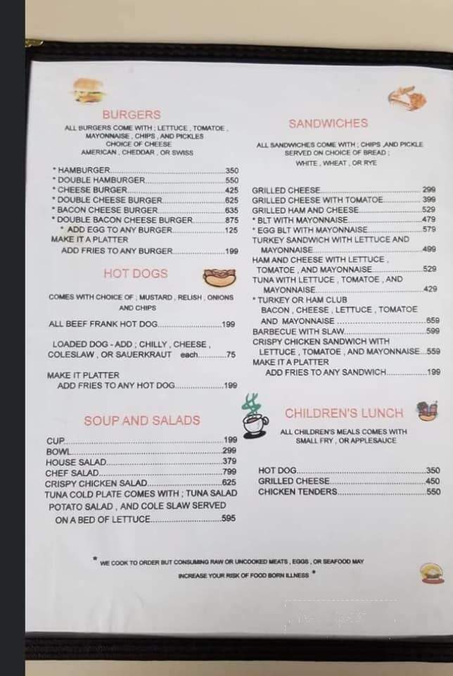Lafayette Diner - Fredericksburg, VA menu_pic
