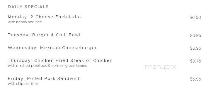 Gray's Coors Tavern - Pueblo, CO menu_pic