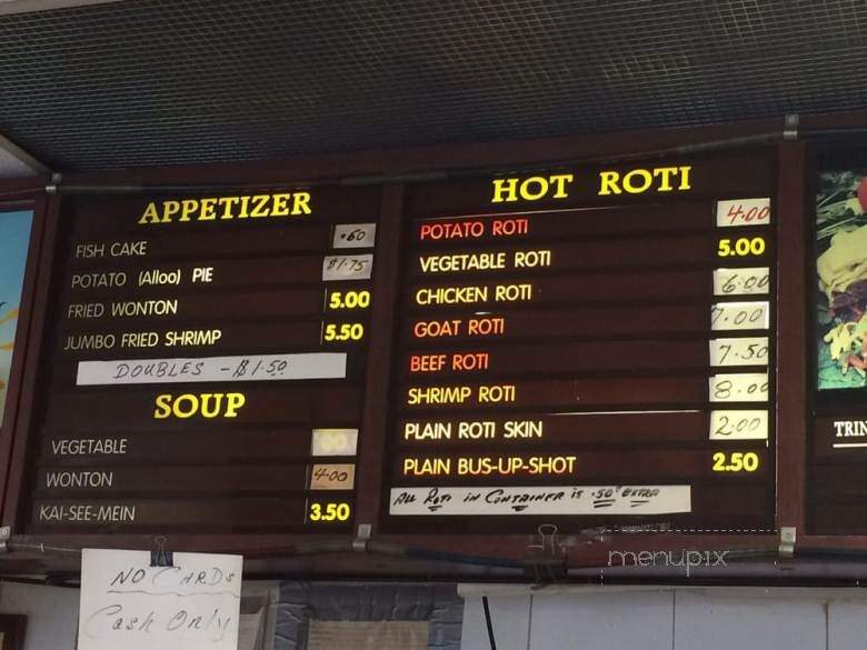Royal Bakery & Roti House - Brooklyn, NY menu_pic