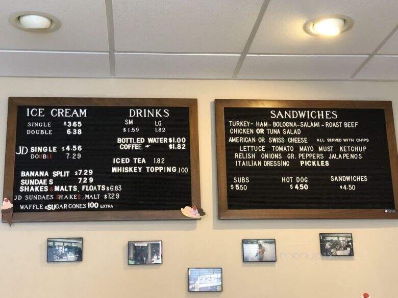 Prince's Parlor - Lynchburg, TN menu_pic