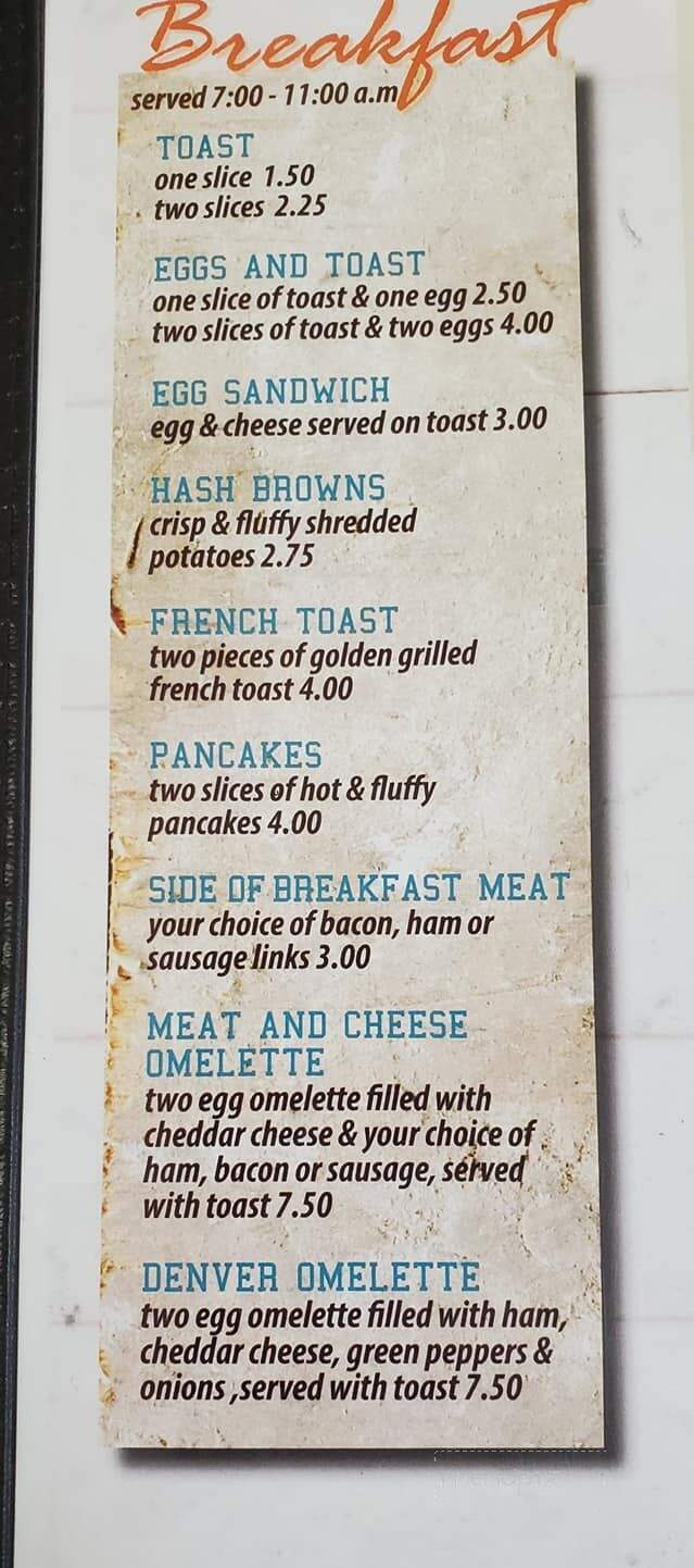 Corner - Climax, MN menu_pic