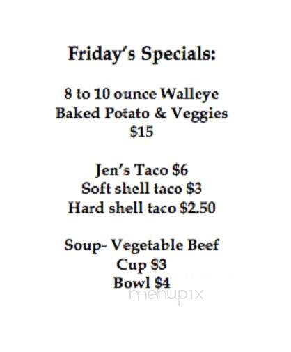 Corner - Climax, MN menu_pic