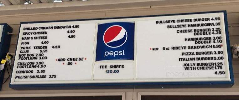 Jolly Cone Drive-In - Van Buren, MO menu_pic