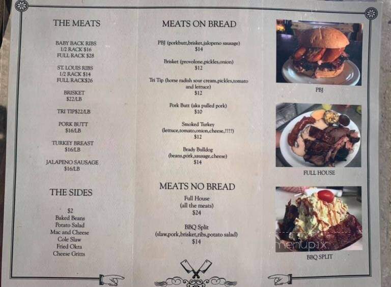 Dusty's Bar - Brady, MT menu_pic