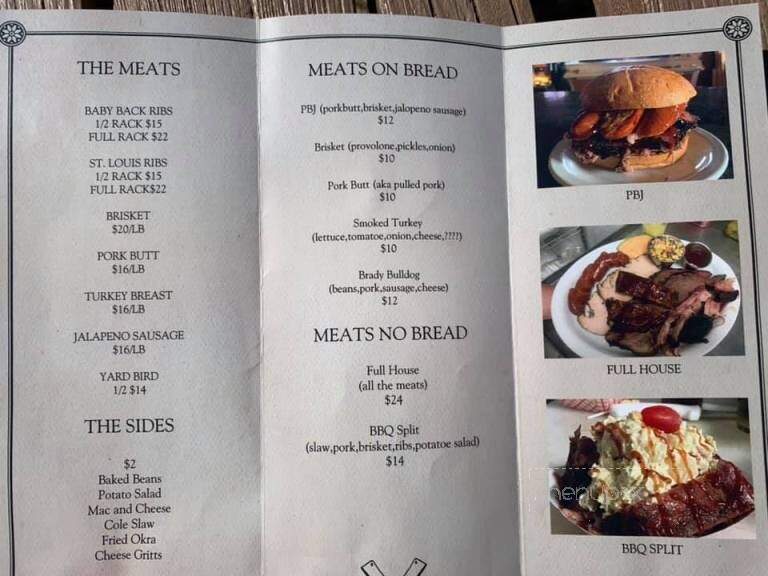 Dusty's Bar - Brady, MT menu_pic
