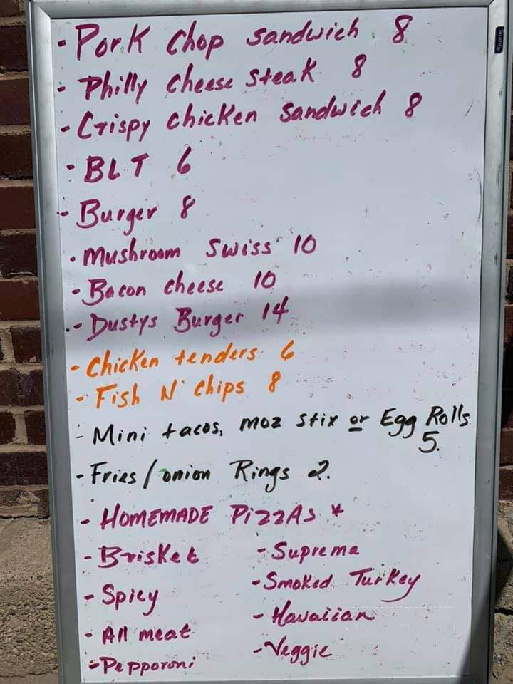 Dusty's Bar - Brady, MT menu_pic