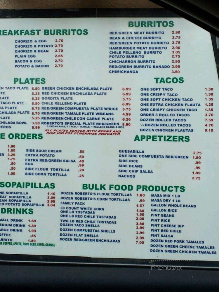 Roberto's Mexican Food - Las Cruces, NM