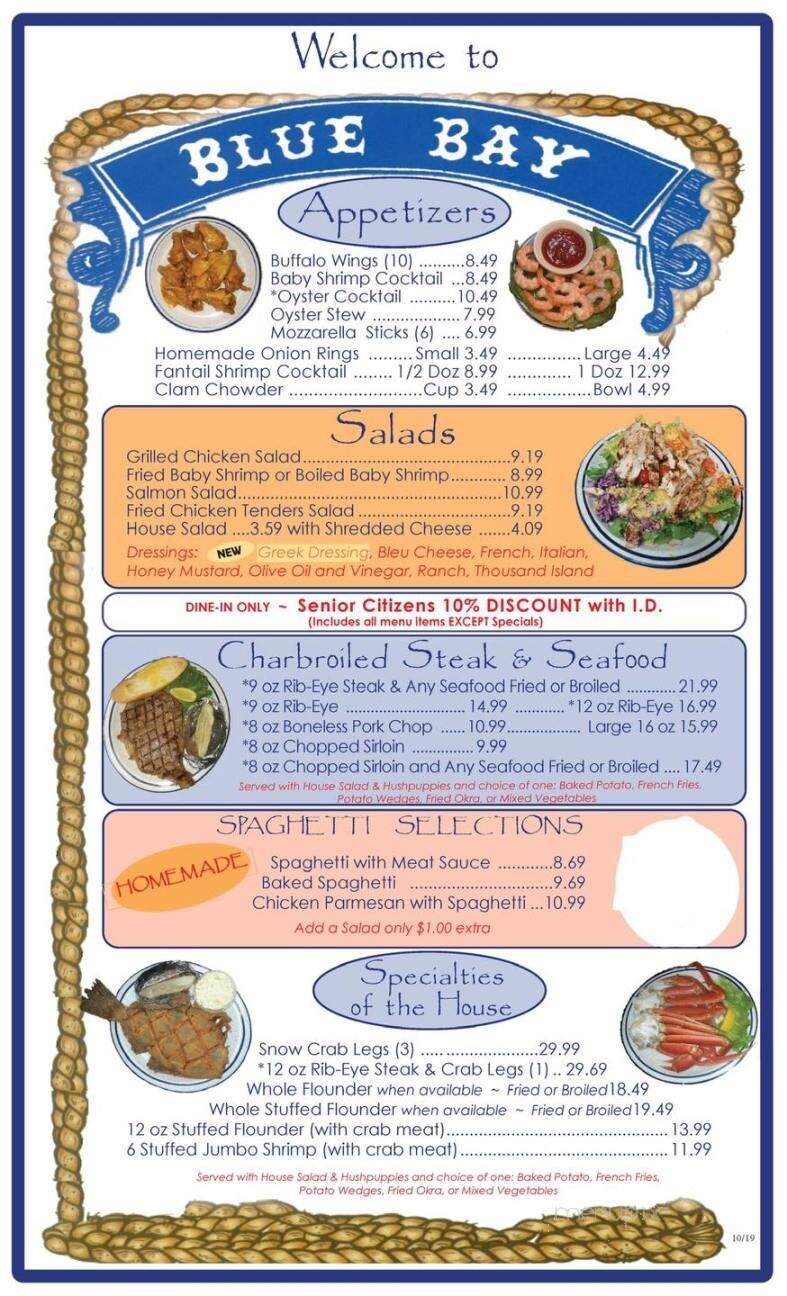 Blue Bay Seafood - Albemarle, NC menu_pic