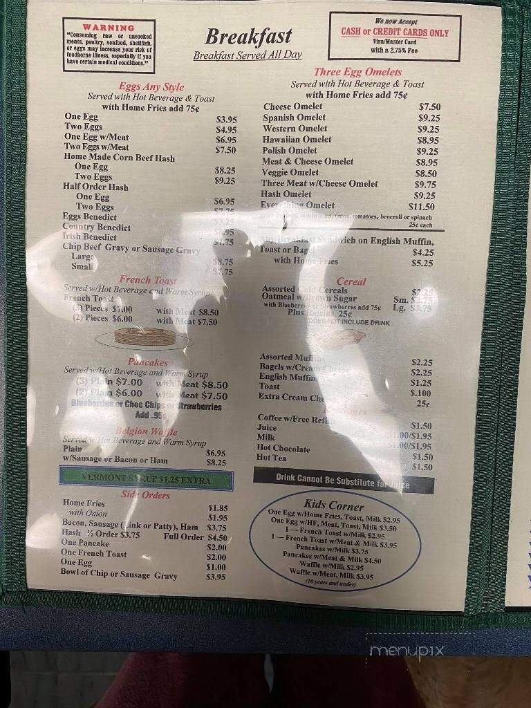 Wooden Soldier - Fair Haven, VT menu_pic