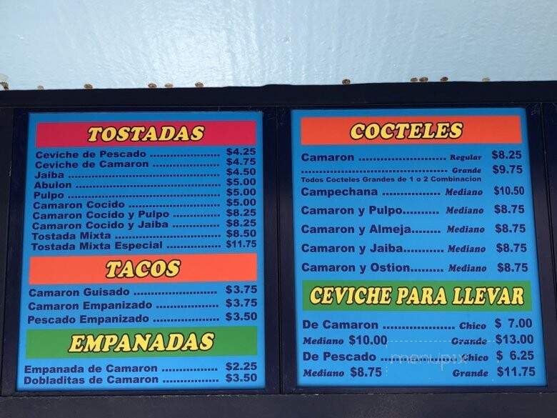 El Ceviche Loco - Bell, CA menu_pic