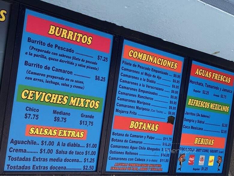 El Ceviche Loco - Bell, CA menu_pic