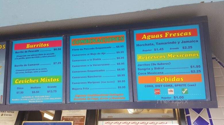 El Ceviche Loco - Bell, CA menu_pic