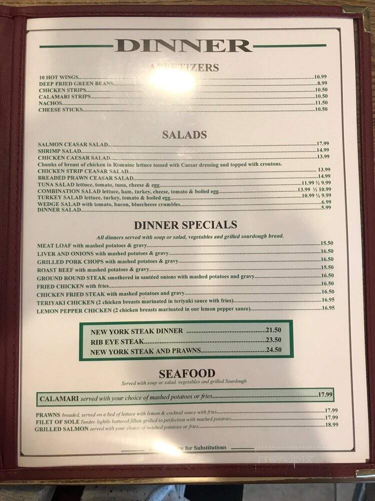 Mil's Bar & Grill - Patterson, CA menu_pic