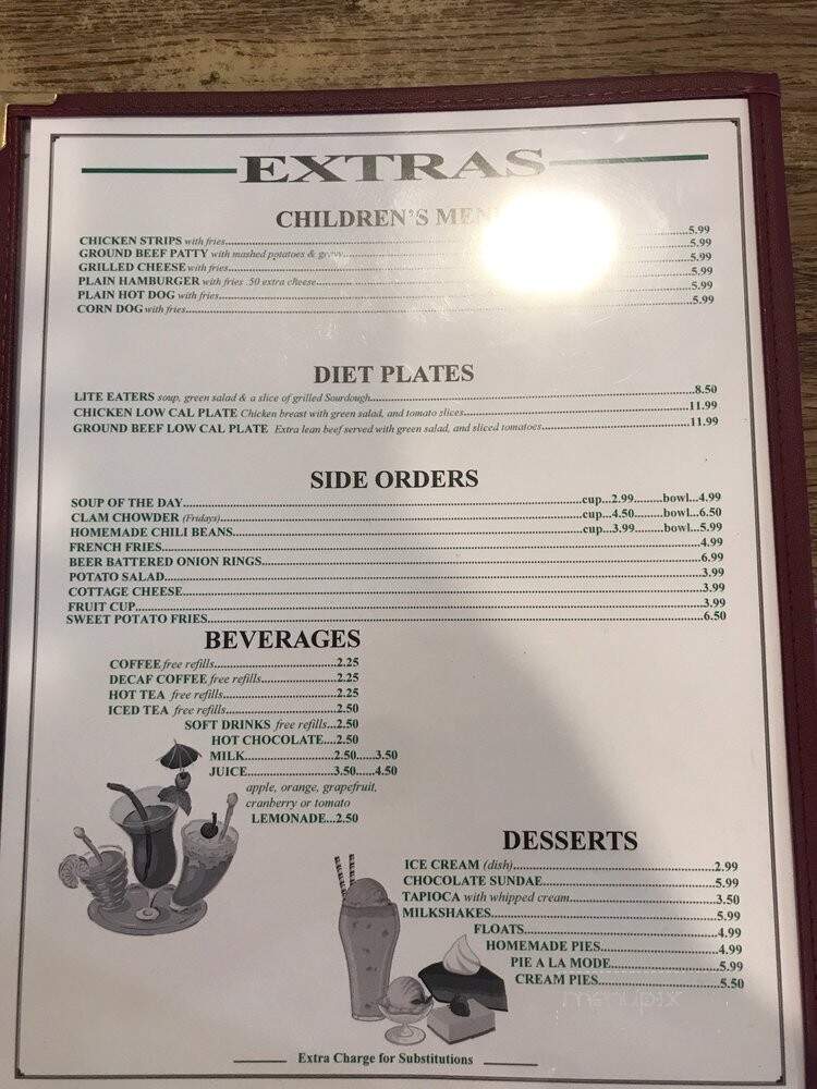 Mil's Bar & Grill - Patterson, CA menu_pic