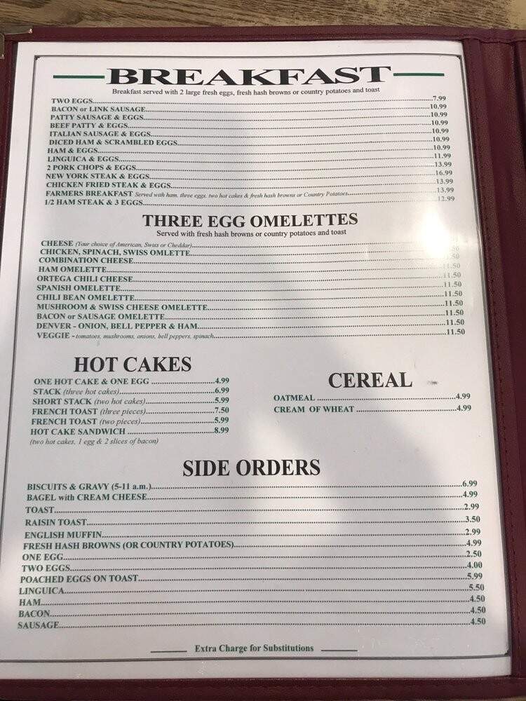 Mil's Bar & Grill - Patterson, CA menu_pic